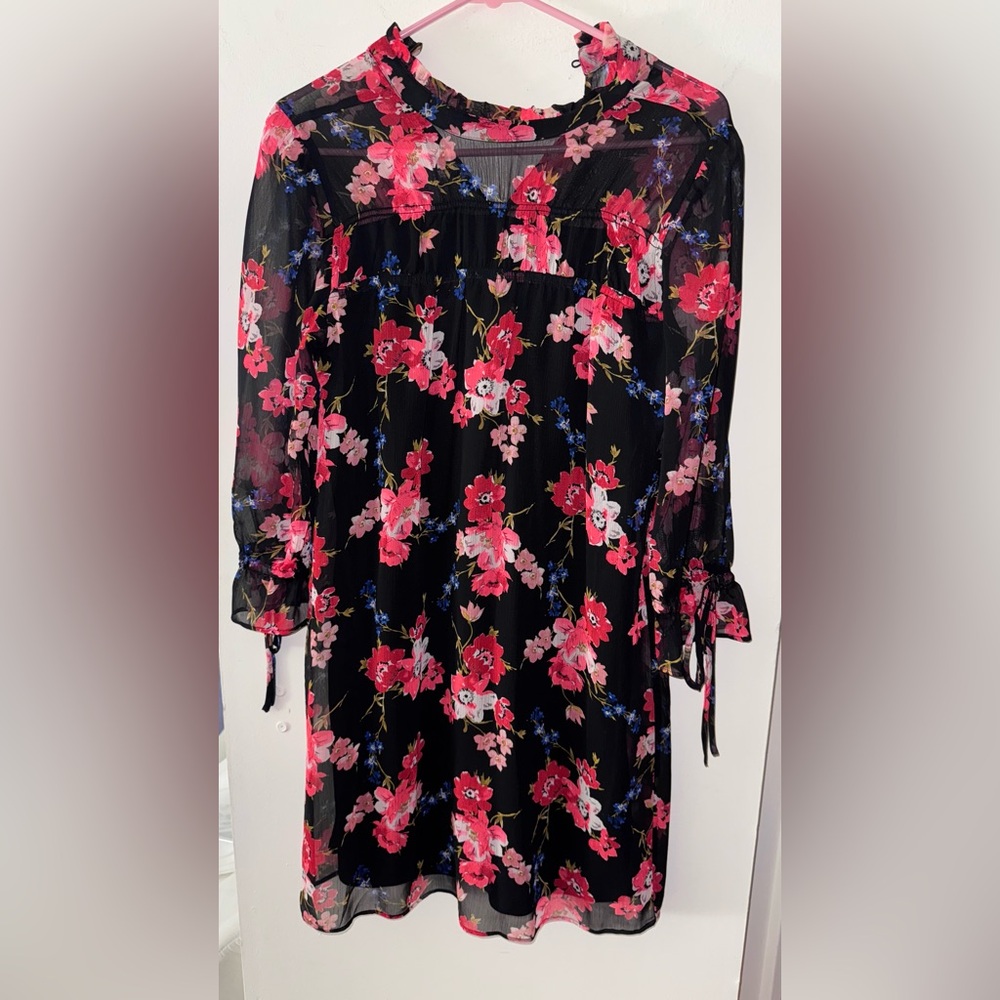 Express  Ruffled Sheath Dress